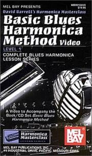Tapa de Mel Bay Basic Blues Harmonica Method Video