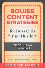 Tapa de Boujee Content Marketing for Boss Girls That Hustle