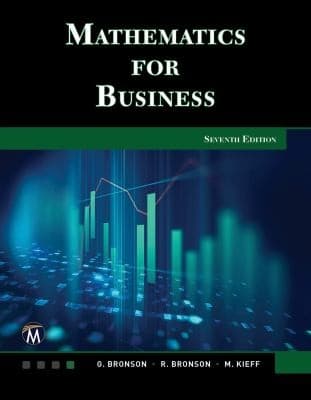 Tapa de Mathematics for Business