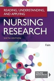 Tapa de Reading, Understanding, and Applying Nursing Research