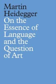 Tapa de On the Essence of Language and the Question of Art