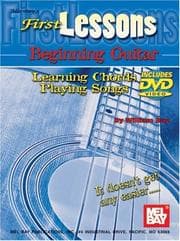 Tapa de Mel Bay First Lessons Beginning Guitar Learning Chords/Playing Songs