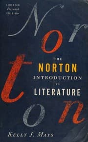 Tapa de The Norton Introduction to Literature--Shorter eleventh edition