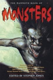 Tapa de The Mammoth Book of Monsters