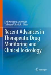 Tapa de Recent Advances in Therapeutic Drug Monitoring and Clinical Toxicology