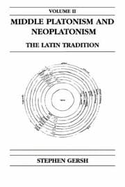 Tapa de Middle Platonism and Neoplatonism, Volume 2