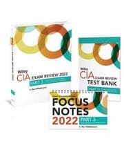 Tapa de Wiley CIA 2022 Part 3