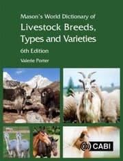 Tapa de Mason's World Dictionary of Livestock Breeds, Types and Varieties