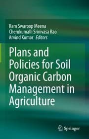Tapa de Plans and Policies for Soil Organic Carbon Management in Agriculture