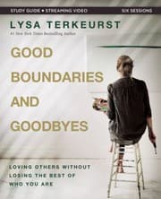 Tapa de Good Boundaries and Goodbyes Study Guide Plus Streaming Video