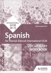 Tapa de Edexcel International GCSE Spanish Vocabulary Workbook
