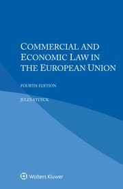 Tapa de Commercial and Economic Law in the European Union