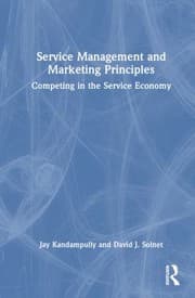 Tapa de Service Management and Marketing Principles
