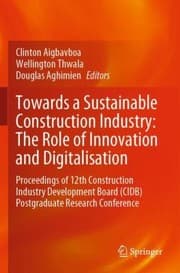 Tapa de Towards a Sustainable Construction Industry : the Role of Innovation and Digitalisation