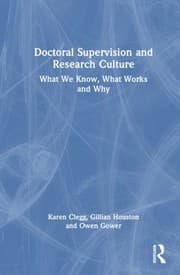 Tapa de Doctoral Supervision and Research Culture