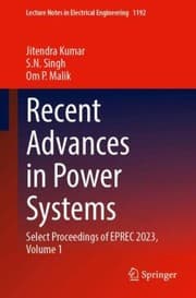 Tapa de Recent Advances in Power Systems