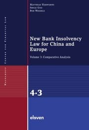 Tapa de New Bank Insolvency Law for China and Europe : Volume 3