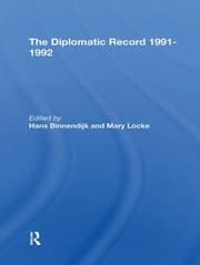 Tapa de Diplomatic Record 1991-1992