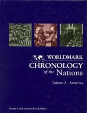 Tapa de Worldmark Chronology of the Nations