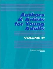Tapa de Authors & Artists for Young Adults Volume 29 (Authors and Artists for Young Adults)