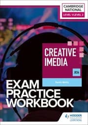 Tapa de Level 1/Level 2 Cambridge National in Creative IMedia (J834) Exam Practice Workbook