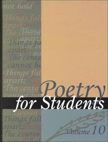 Tapa de Poetry for Students