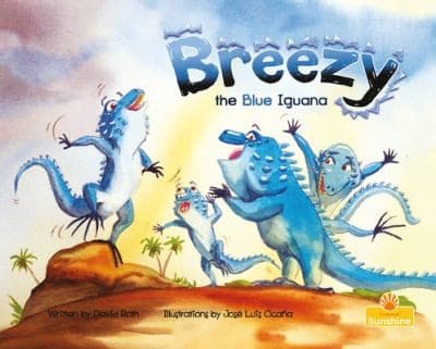 Tapa de Breezy the Blue Iguana