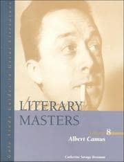 Tapa de Albert Camus