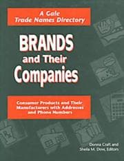 Tapa de Brands and Their Companies (Brands and Their Companies, 23rd ed)