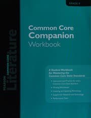 Tapa de Common Core Companion Workbook Grade 9