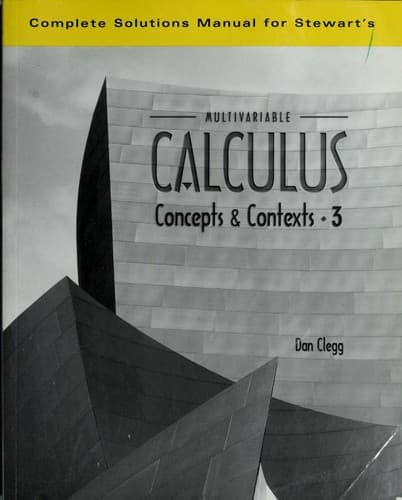 Tapa de Complete solutions manual for Stewart's Multivariable calculus