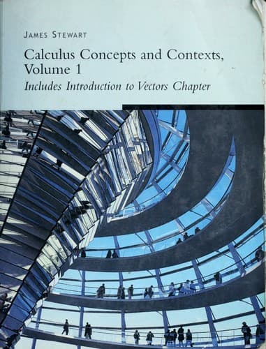 Tapa de Calculus concepts and contexts