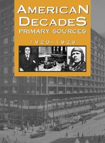 Tapa de American Decades Primary Sources