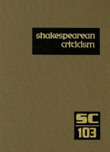 Tapa de Shakespearean Criticism