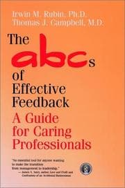 Tapa de The ABCs of effective feedback