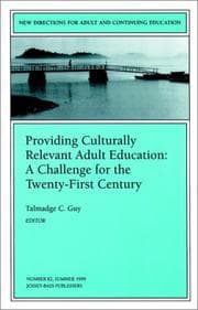 Tapa de Providing Culturally Relevant Adult Education