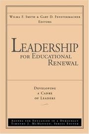 Tapa de Leadership for educational renewal