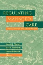 Tapa de Regulating managed care