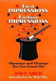 Tapa de First impressions, lasting impressions
