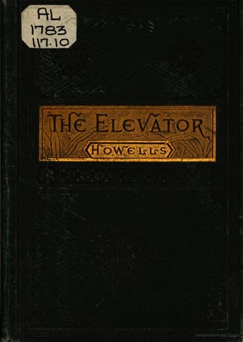Tapa de The elevator