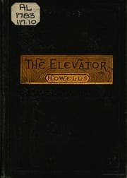 Tapa de The elevator