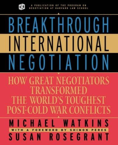 Tapa de Breakthrough international negotiation