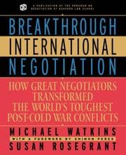 Tapa de Breakthrough international negotiation