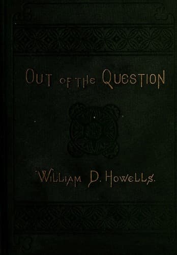 Tapa de Out of the question