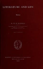 Tapa de Literature and life