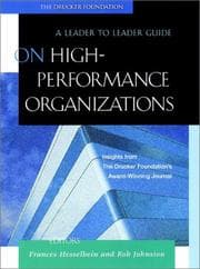 Tapa de On high performance organizations