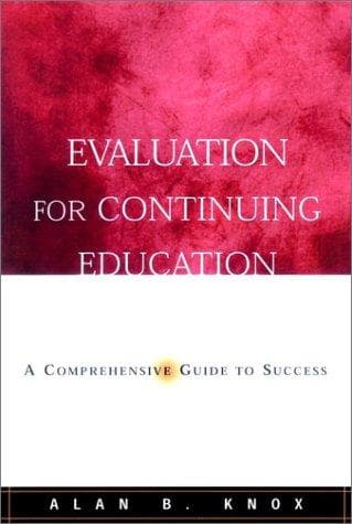 Tapa de Evaluation for Continuing Education