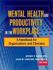 Tapa de Mental health and productivity in the workplace