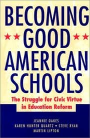 Tapa de Becoming Good American Schools