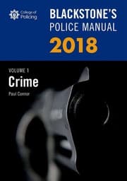 Tapa de Blackstone's Police Manual 2015:Volume 1